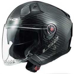 MOTO E MOTO  Helmet » Jet Helmets » LS2 » Ls2 Jet Fiber OF603 Infinity 2  Carbon Gloss