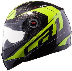 Casco Moto Modulare LS2 Doppia Visiera FF 325 Strobe Civik giallo