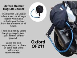 oxford lockable helmet bag