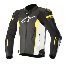 MOTO E MOTO  Technical Wear » Leather Jackets » Alpinestars » Alpinestars  Missile Jkt White Yellow Fluo Air Tech Compatible